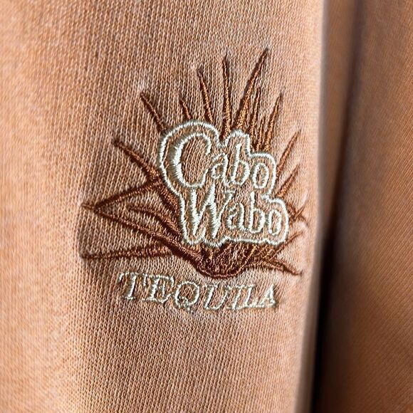 🔥🔥 Vintage CABO WABO TEQUILA Embroidered Pullover Sweatshirt Women Sz 2XL -EUC - Picture 4 of 11
